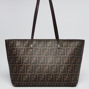 Fendi Canvas Coated Shopper